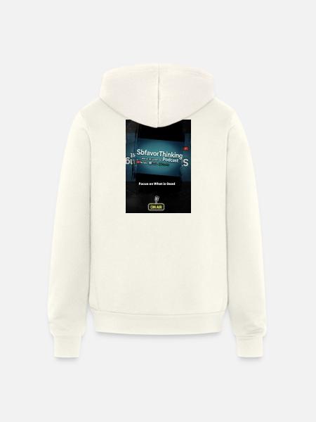 SbfavorThinking Podcast Focus on Good - Unisex Full Zip Hoodie - vintage white