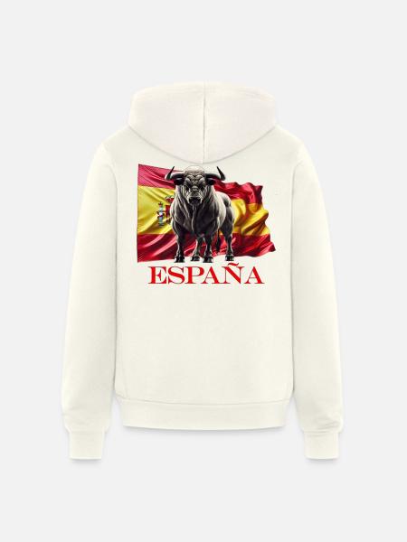 ESPAÑA - Unisex Full Zip Hoodie - vintage white