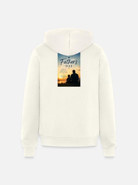 Sunset Bond: Father’s Day - Unisex Full Zip Hoodie - vintage white