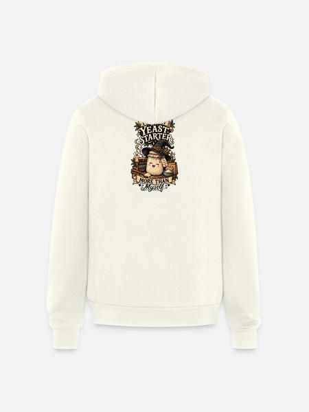 Sourdough Baking Witch Tee - Unisex Full Zip Hoodie - vintage white