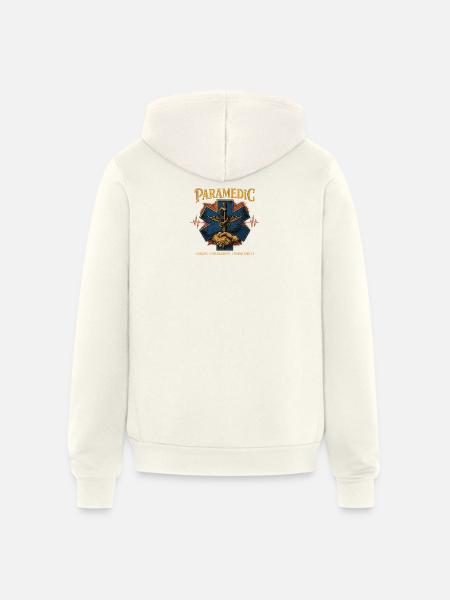 Paramedic  - Unisex Full Zip Hoodie - vintage white