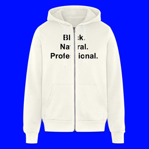 blk nat prof - Unisex Full Zip Hoodie