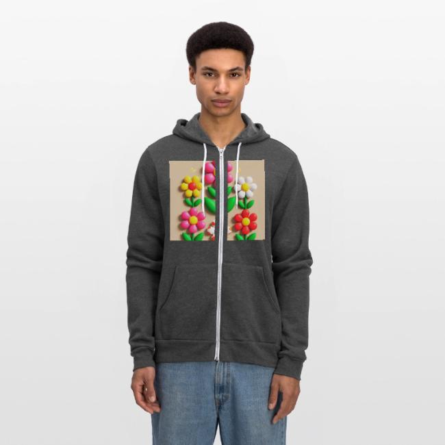 3D Flowers and Butterflies in Amber, Floral Design