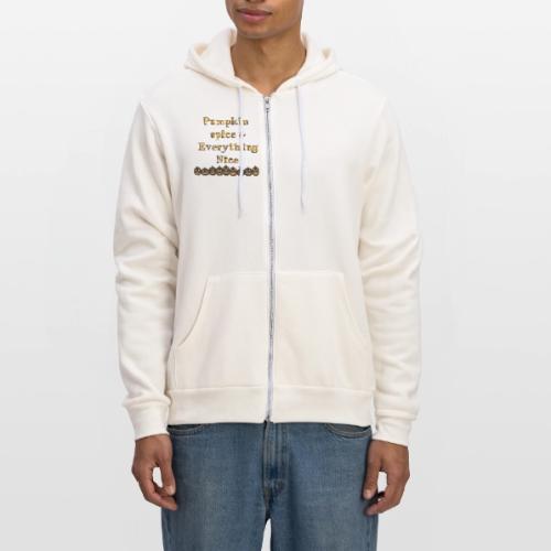 Pumpkin spice& everything nice - Unisex Full Zip Hoodie