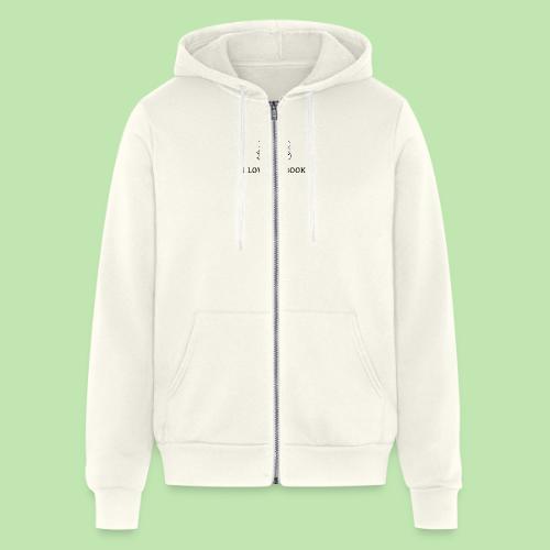 I love my book t-shirt - Unisex Full Zip Hoodie