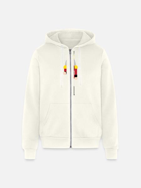 Christmas Nutcracker - Unisex Full Zip Hoodie - vintage white