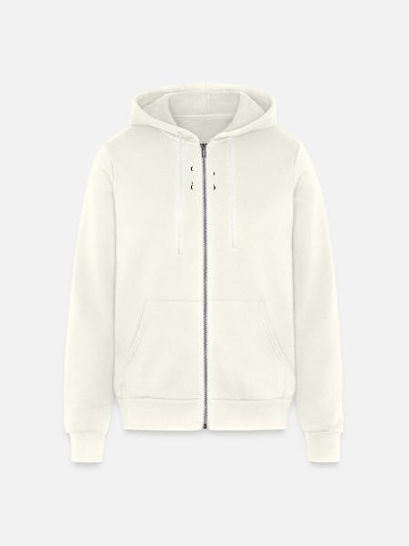 Take Life Easy - Unisex Full Zip Hoodie - vintage white