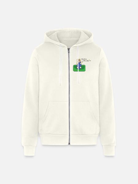 Chimy: Pure Emotions Collection - Unisex Full Zip Hoodie - vintage white