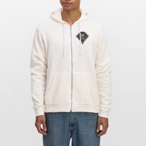 Crescent Moth - Unisex Full Zip Hoodie