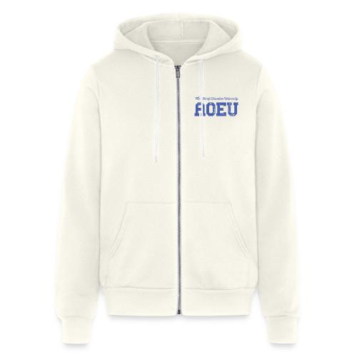 AOEU Collegiate Lockup (Dark Blue) - Unisex Full Zip Hoodie