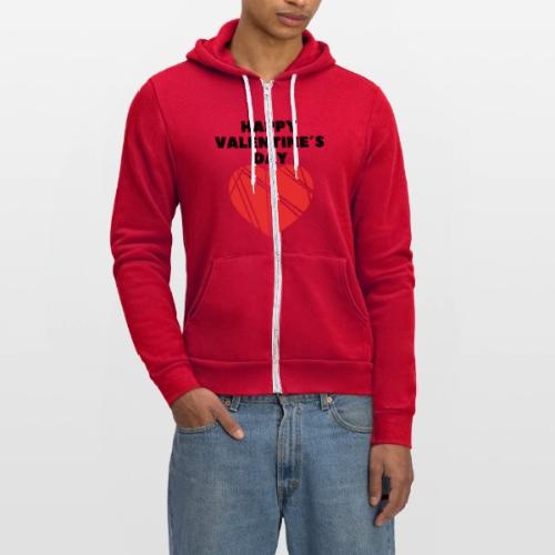 Valentine's Day Fashion February 14, Love Day. - Unisex Full Zip Hoodie