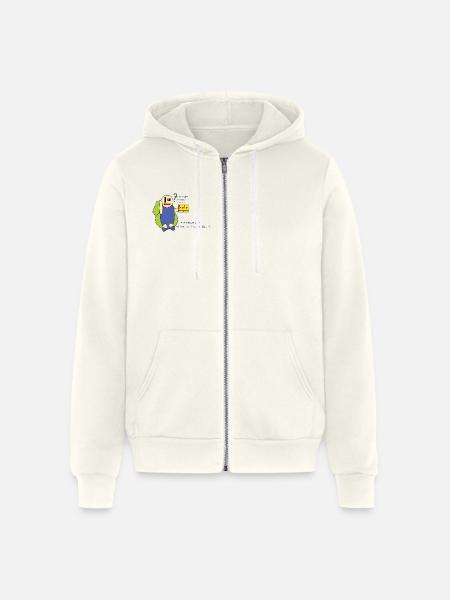 Help or Content? - Unisex Full Zip Hoodie - vintage white