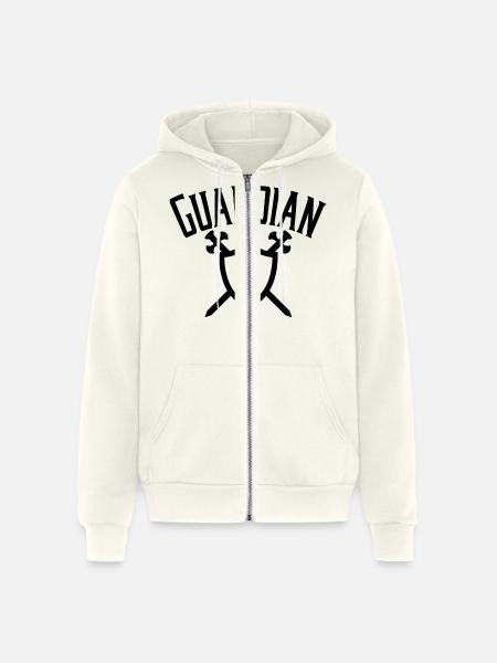Everquest II Guardian - Unisex Full Zip Hoodie - vintage white