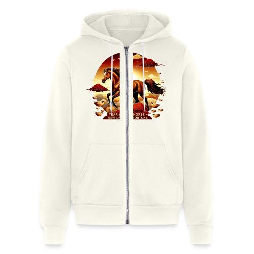 Year of the Horse Sunrise T Shirt, Lunar New Year - Unisex Full Zip Hoodie