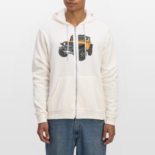 Wrangler 4x4 Yellow - Unisex Full Zip Hoodie