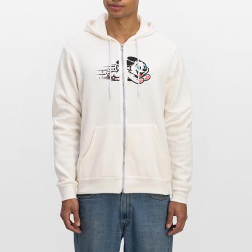 Speedy Pup Sprint on the Run - Unisex Full Zip Hoodie