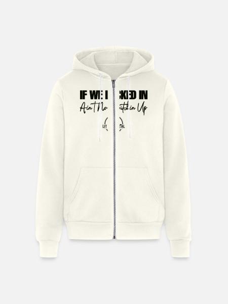 Locked In - Unisex Full Zip Hoodie - vintage white