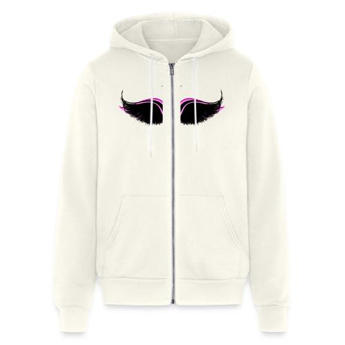Lash Tweezer Wings black - Unisex Full Zip Hoodie