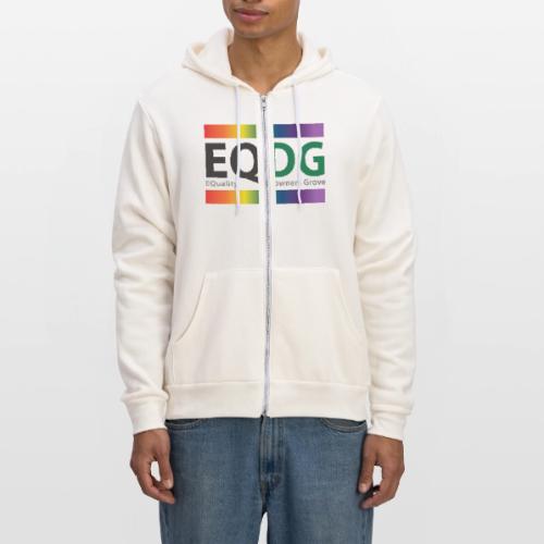 EQDG logo - Unisex Full Zip Hoodie