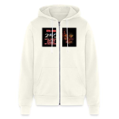 1776 - 2026 - 250 Years USA | Fireworks - Unisex Full Zip Hoodie