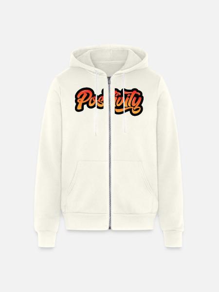 Positivity - Unisex Full Zip Hoodie - vintage white