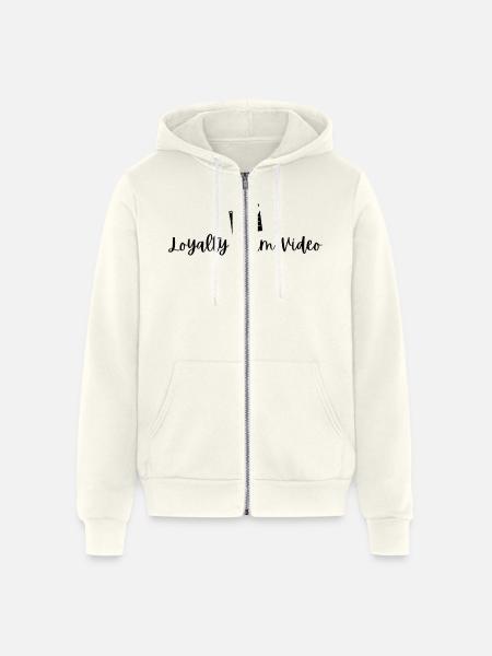 Loyalty Team Video - Unisex Full Zip Hoodie - vintage white