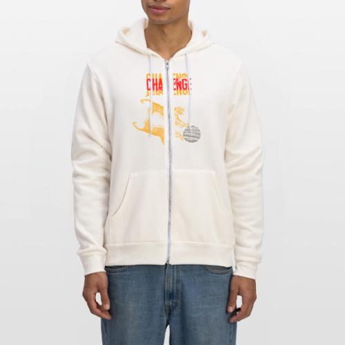 Double tiger fashion, jungle feline animals. - Unisex Full Zip Hoodie