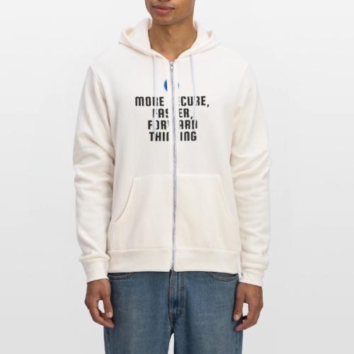 Digibyte More Secure, Faster, Forward Thinking - Unisex Full Zip Hoodie