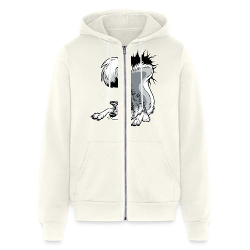 UN-STUCK Grey Husky - Unisex Full Zip Hoodie