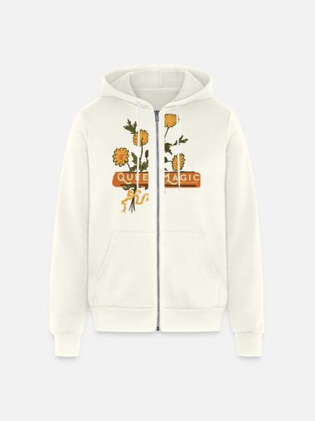 Queer Magic - Unisex Full Zip Hoodie - vintage white