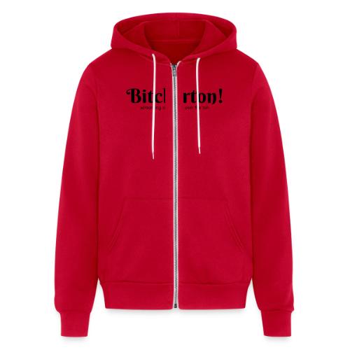 Bitcherton Logo Black - Unisex Full Zip Hoodie
