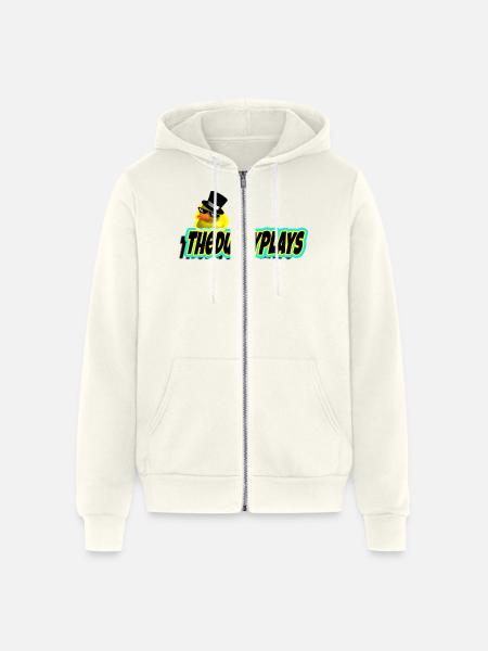 classic ducky - Unisex Full Zip Hoodie - vintage white