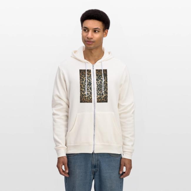 Blue Brown Black Leopard Pattern