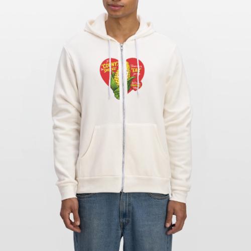 Corny Valentine T-Shirt - Unisex Full Zip Hoodie