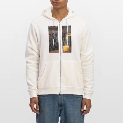 Golden Retriever Chill Juice Vibes - Unisex Full Zip Hoodie