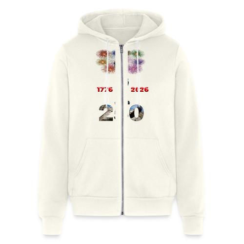 1776 - 2026 | 250 Years USA | Fireworks - Unisex Full Zip Hoodie