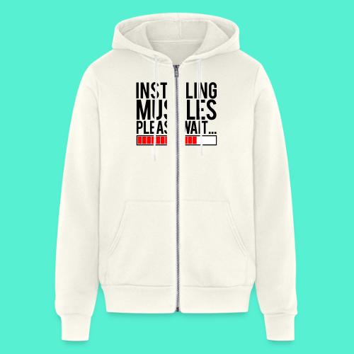 Installing Muscles Gym Motivation - Unisex Full Zip Hoodie