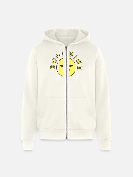 DOPAMINE - Unisex Full Zip Hoodie - vintage white