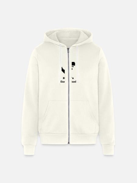 Dinosaures connection - Unisex Full Zip Hoodie - vintage white