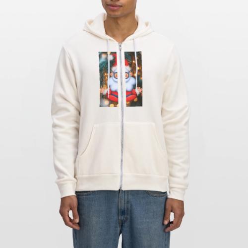 SANTA CLAUS MEDITATION - Unisex Full Zip Hoodie