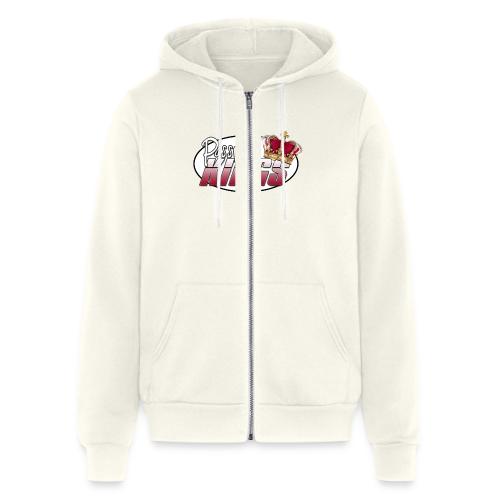 Passportkings white shirt design - Unisex Full Zip Hoodie