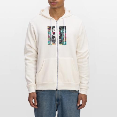 Stylish panda 2 - Unisex Full Zip Hoodie
