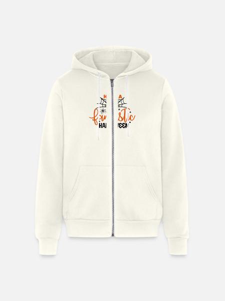 Have A Fantastic Halloween - Unisex Full Zip Hoodie - vintage white