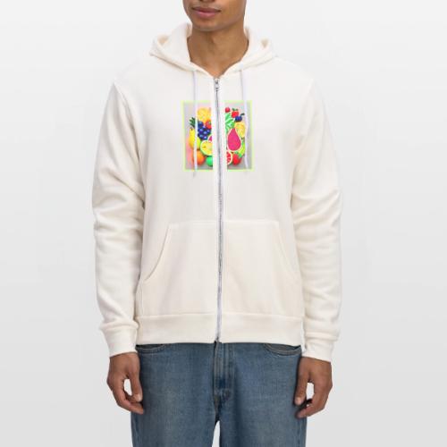 Colorful Fruit Pop Art - Unisex Full Zip Hoodie