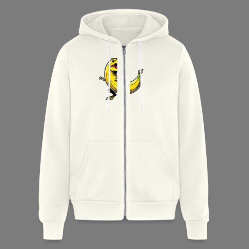 Bananasaurus REX – Funny T-Rex Banana Design - Unisex Full Zip Hoodie