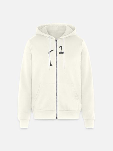 Microphone - Unisex Full Zip Hoodie - vintage white
