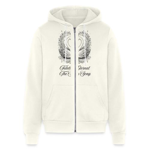 Poetic Swan T-Shirt - Unisex Full Zip Hoodie