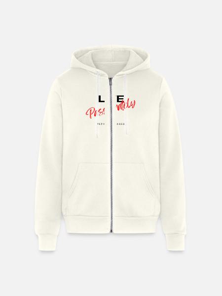 Live Passionately - Unisex Full Zip Hoodie - vintage white