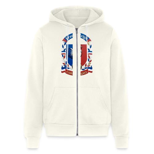 France Rooster Reign T-Shirt, Tricolore Pride Gift - Unisex Full Zip Hoodie