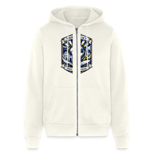 Madrid White Legacy T Shirt, Madrid Fan Gift - Unisex Full Zip Hoodie